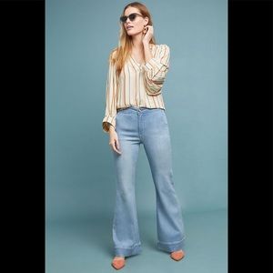 Pilcro and the Leterpress Wide Leg Bootcut Jeans